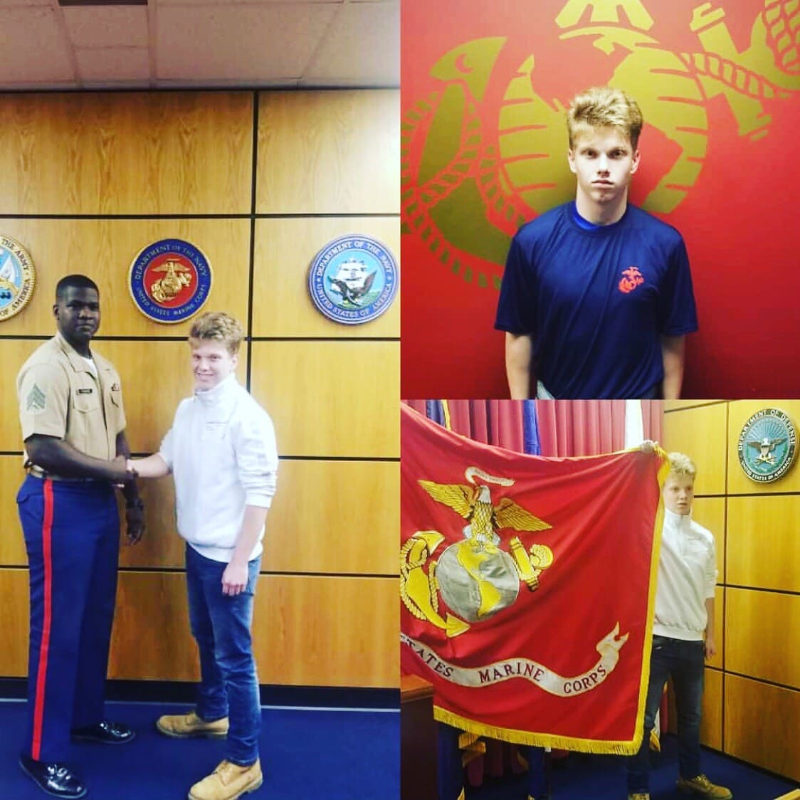 Chase Shepard Enlists in Marine Corps | Averill Park Central School ...